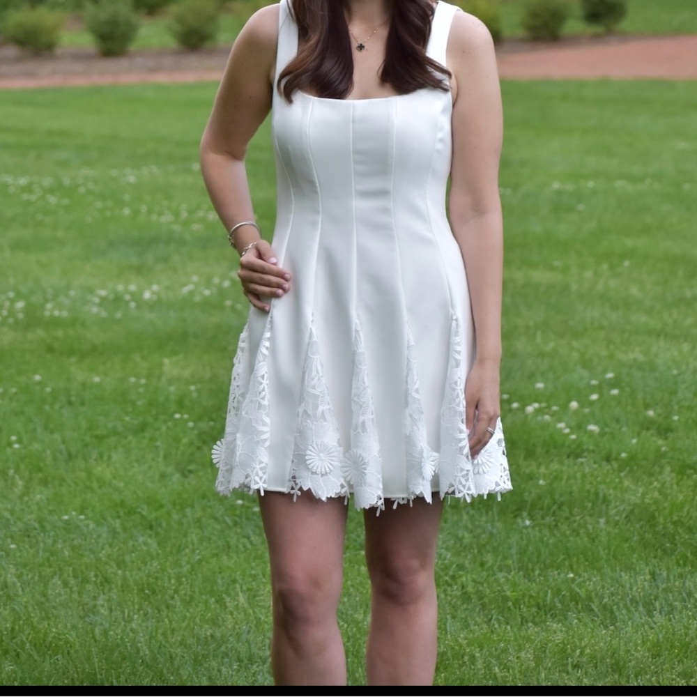 Milly Ariel Cady 3D Lace Dress